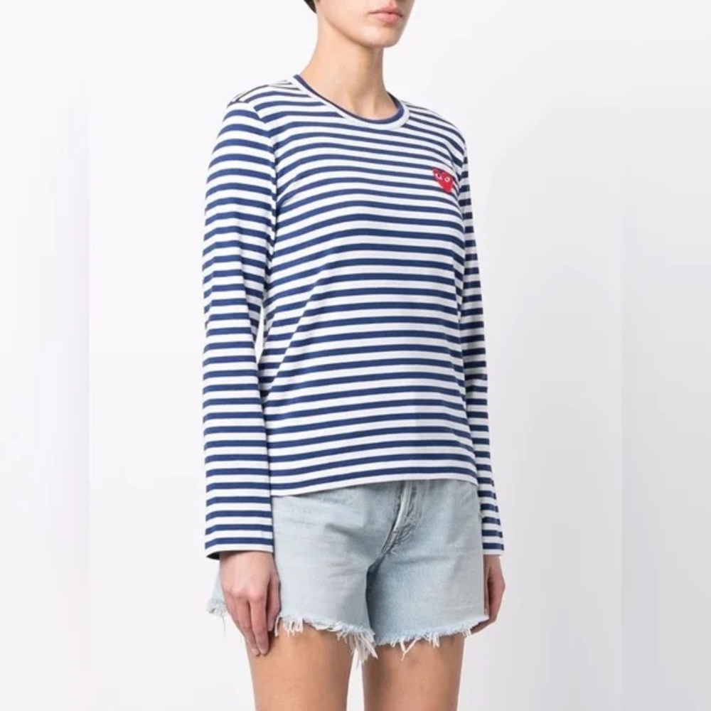 Comme des garcons striped tshirt